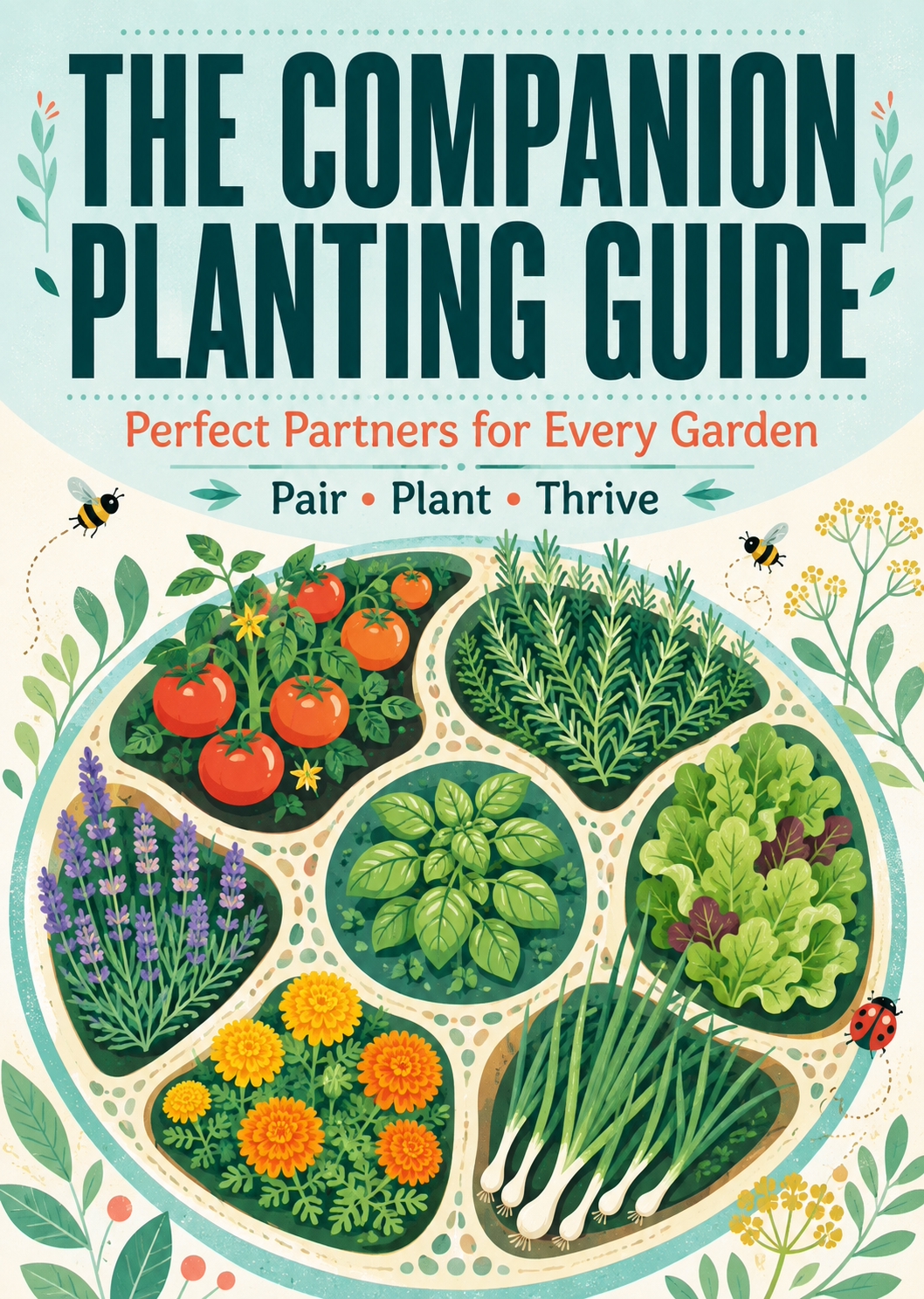 Guide to Companion Plants – Easy Plant Pairing Ideas for Vegetables, Herbs & Flowers, Garden Planning Tips for Raised Beds, Containers and Backyard Gardens